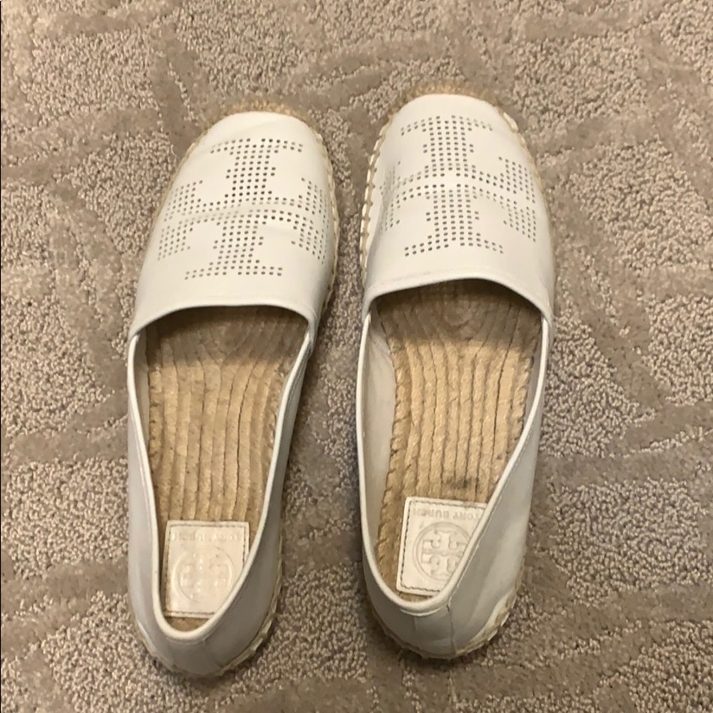Tory Burch slide on espadrilles. Only worn once.